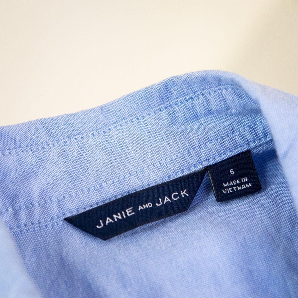 Janie & Jack Boys Oxford Shirt Set - Picture 4 of 11